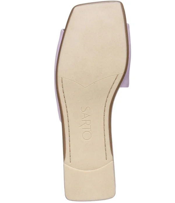 Sarto by Franco Sarto Bordo Leather Square Toe Slides - 8M