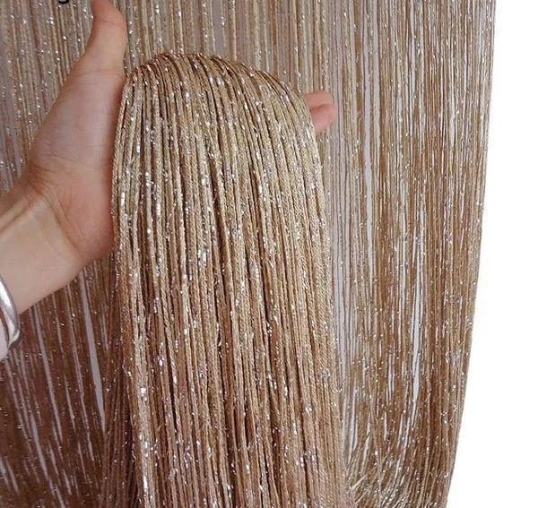 Beads String Thread Curtains - Window Wall Panel Room Divider, Doorway, Wedding Decor