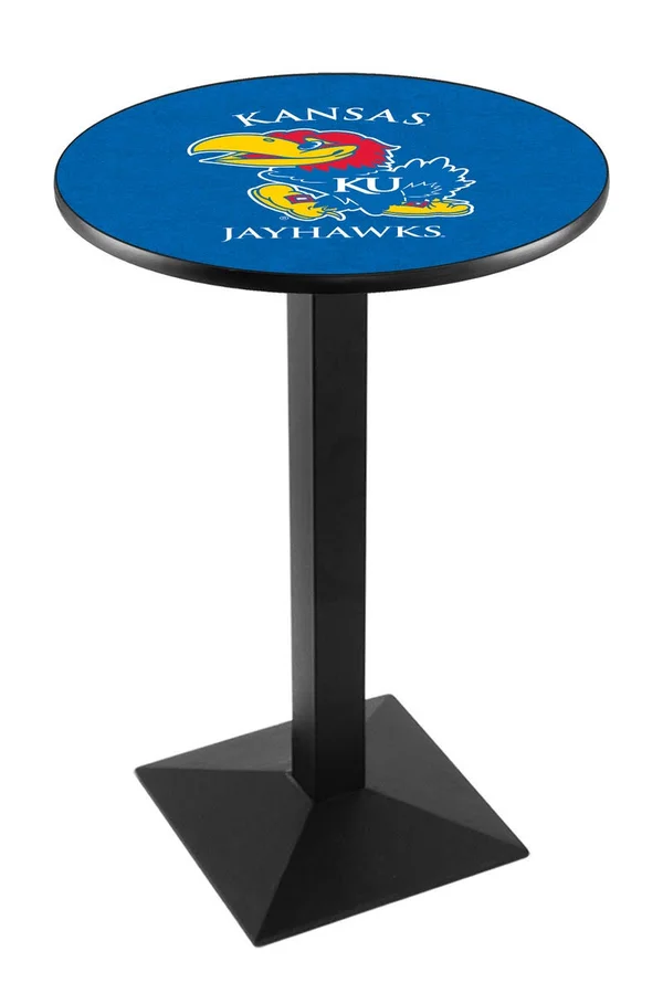 Holland Bar Stool L217 - Black Wrinkle Kansas Pub Table 42 inch