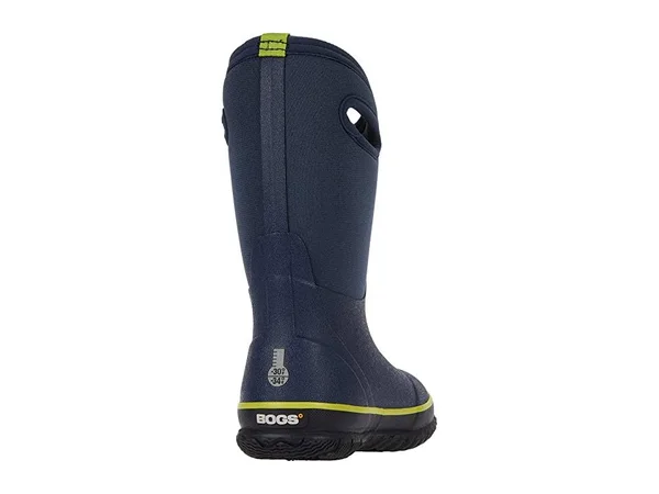 Bogs Kids& Classic Texture Solid Boot - 7 - Navy