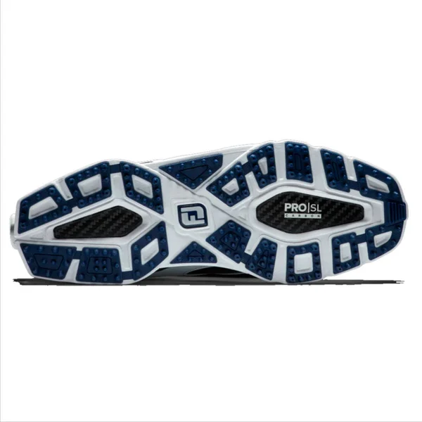 FootJoy Men's Pro|SL Carbon Boa Golf Shoe, White/Navy, 10.5 Wide