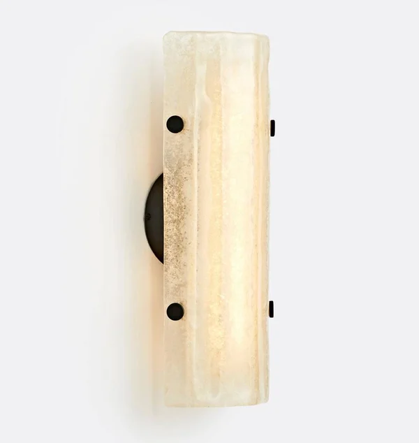 Rejuvenation Willamette 16x22 LED Champagne Fluted Sconce A2562, Aged Brass