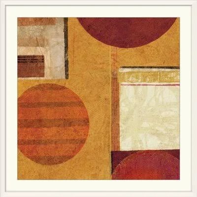 &Geo Tea II& by Sue Schlabach Painting Print Great Big Canvas Size: 32x22 H x 32x22 W x 1x22 D, Format: White Framed