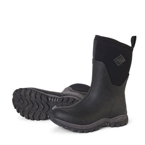 Women's Muck Boots Arctic Sport II Mid Calf Boot - Adult, Size: 11, Black/Moss