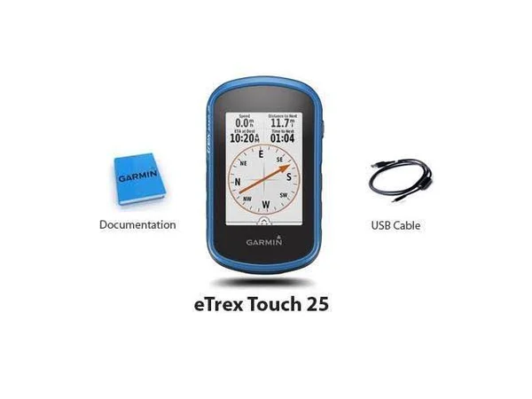 Garmin eTrex Touch 25 GPS Navigator - 2.6x22 Display - Western Europe