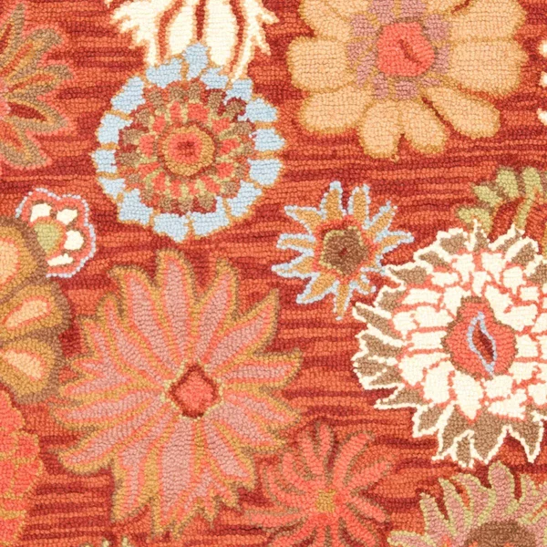 Safavieh Blossom BLM731B Red - Multi Rug 6& x 6& Round