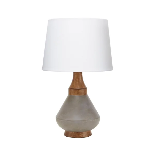 Chloe Stacked White and Gold Table Lamp