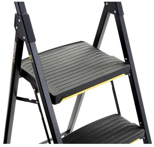 Gorilla Ladders 3-Step Pro-Grade Steel Step Stool with 300 lbs. Load Capacity Type iA Duty