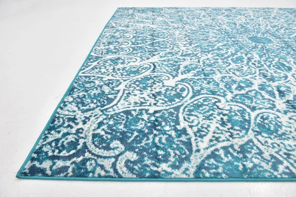 Unique Loom 3141448 8 x 8 ft. Grace Sofia Square Rug Turquoise