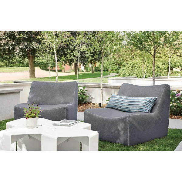 Room & Board - Modern Cell Outdoor Side Table 21D 21W 16h in Mineral