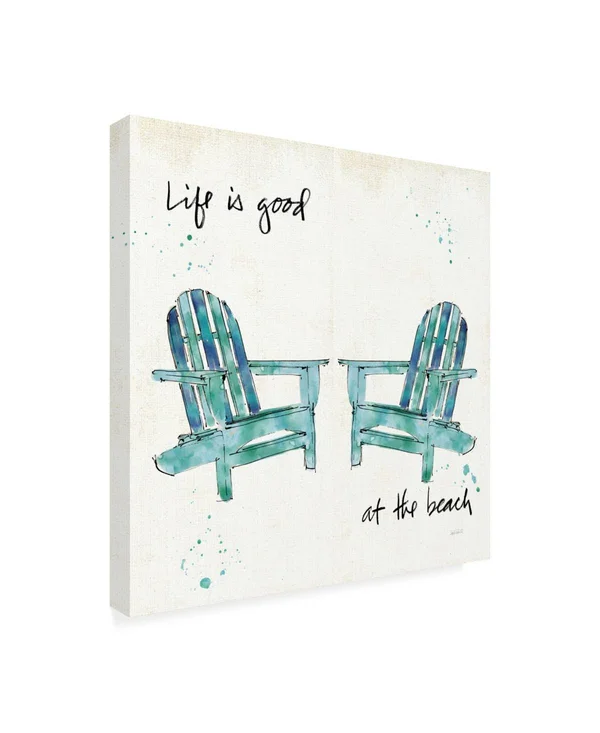 Trademark Art Anne Tavoletti &Beach Divas Salt Water& Canvas Art