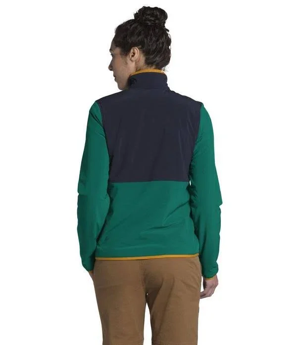 The North Face Women's Mountain Sweatshirt Pullover 3.0 - Medium - Aviator Navy, Evergreen