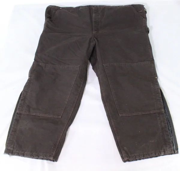 Men's Carhartt Quilt-Lined Sandstone Duck Bib Overall Dark Brown