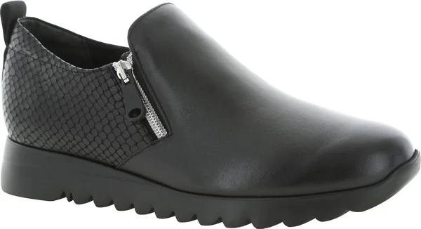Munro Women's Kit, Black Leather/Black Viper Size: 10.5 M