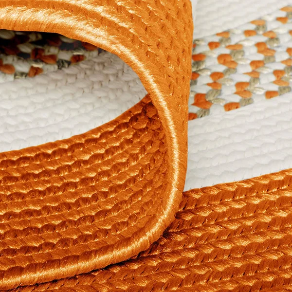 Colonial Mills Crescent Orange 2&x10& Oval Rug