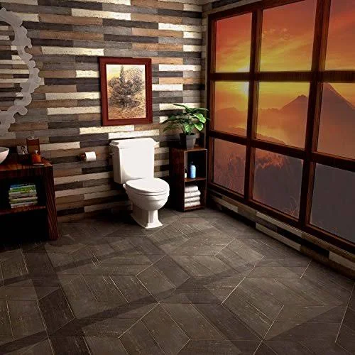SomerTile 2.75x23.5-inch Lambris Terra Porcelain Floor and Wall Tile (Case of 24)