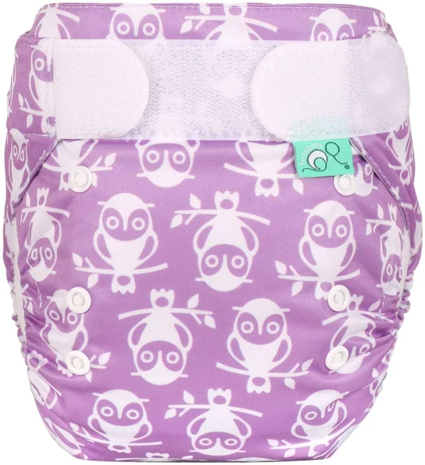 TotsBots Easyfit Star All-in-One Reusable Nappies - Super-Absorbent Cloth Nappies, One Size (Owlbert, 8-35lbs)
