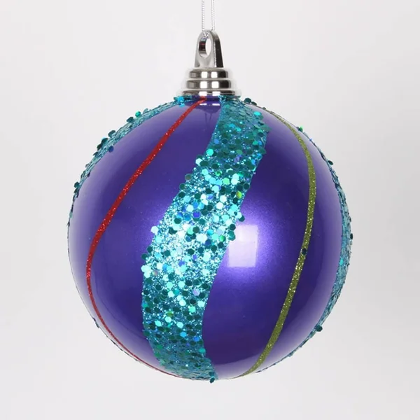 Vickerman 364000 - 4x22 Purple - Turquoise, Cerise, Red /Lime Ball Chr
