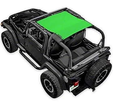 Jeep Wrangler Spiderweb Shade Krawler Trail Mesh Top; Tan KRAWLER-TJ-TM-Tan