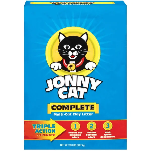 Jonny Cat Cat Litter - Multi-Cat Clay, Complete - 20 lb