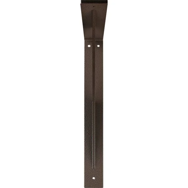 Ekena Millwork 2x22W x 16x22D x 16x22H Legacy Steel Bracket Hammered Brown