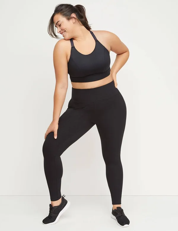 Plus Size Women's Livi Power Legging - Size: 22/24 S, Black, Lane Bryant