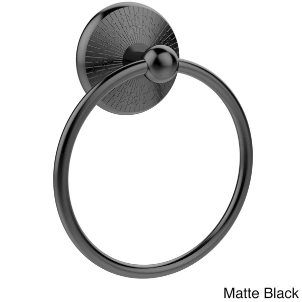 Allied Brass MC-16 Monte Carlo Collection Towel Ring - Polished Chrome