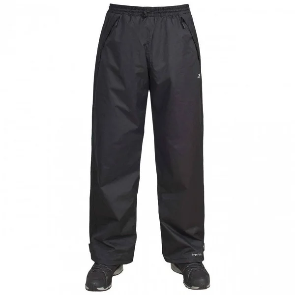 (L - Black) Trespass Mens Toliland Waterproof & Windproof Trousers