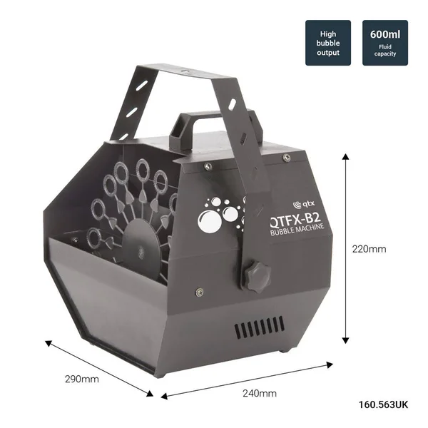 QTX QTFX-B2 Bubble Machine