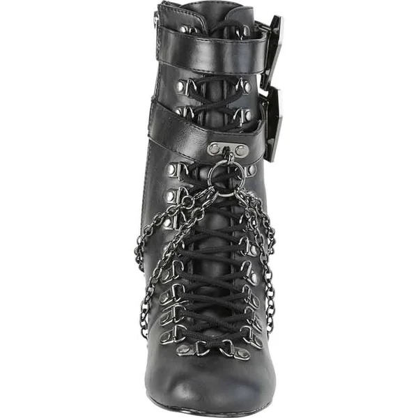 Demonia - Womens VIVIKA-128 Boots White Vegan - Size-7
