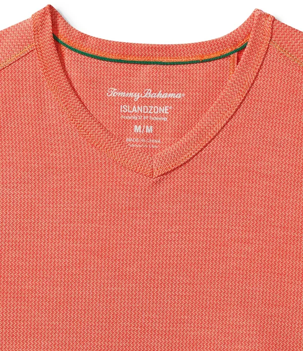 Tommy Bahama Tropicool Paradise V Neck T-Shirt - Dusty Thyme