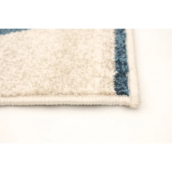 ECARPETGALLERY Modern Living Room Area Rug, 3&11 inch x 5&7 inch, Grey-Dark Brown, Ana, Size: 3&11 x 5&7