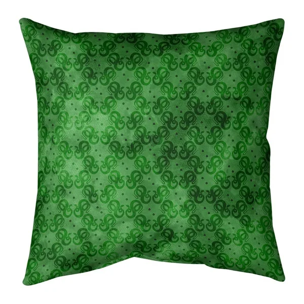 Snakes Pattern Indoor/Outdoor Pillow - 20 x 20 - Purple - N/A