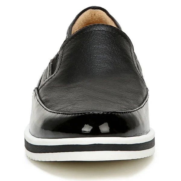 Naturalizer Rome Slip-Ons - Black Smooth
