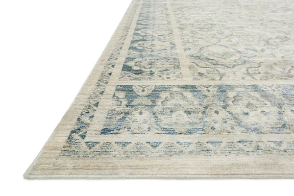 Ed by Ellen DeGeneres Trousdale 3& 11x22 x 5& 7x22 Area Rug in Ivory/Blue
