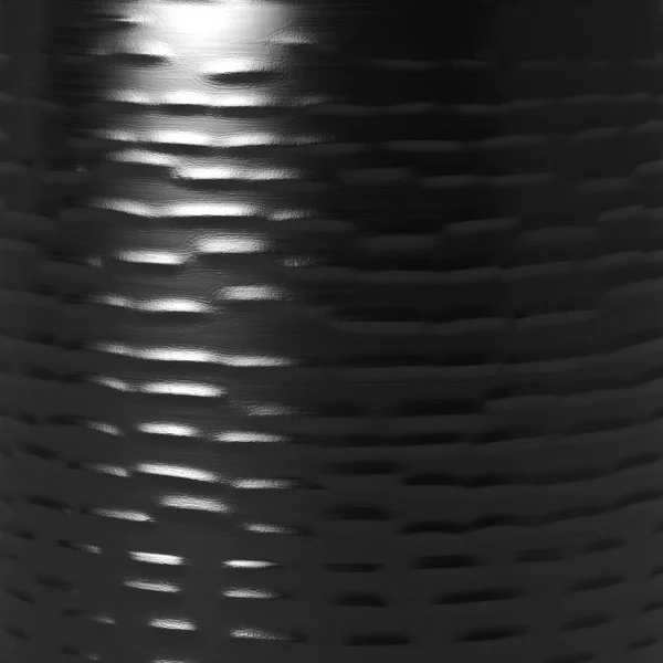 Round Metal Hammered End Table Black - Project 62