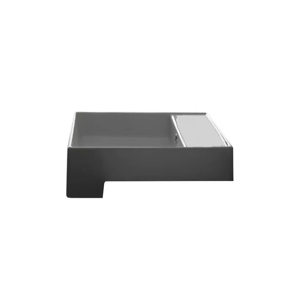 Nameeks 8031/D Scarabeo 17-7/8 inch Ceramic Recessed Bathroom Sink - White