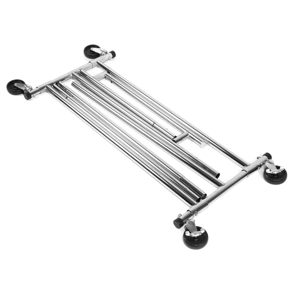 East Bank Designs Commercial Garment Rack - Chrome, Silver