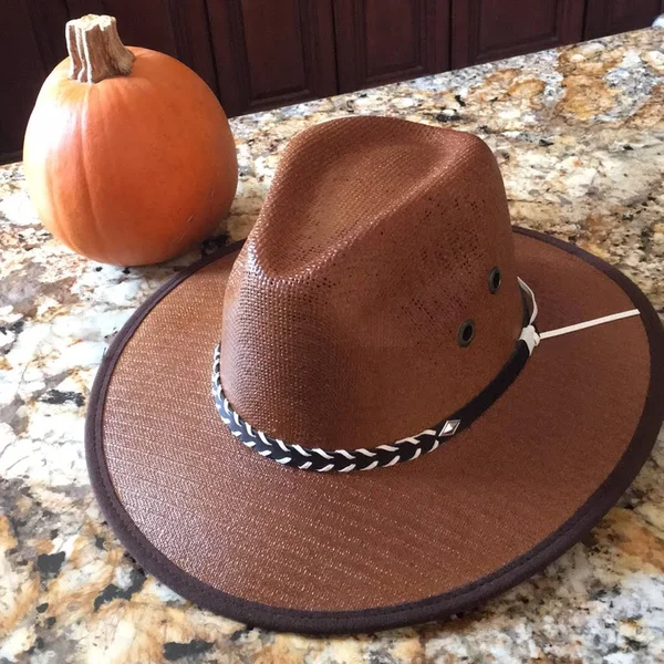 Brown Hat Unisex, Color: Brown, Size: Os, Westernhorse's Closet