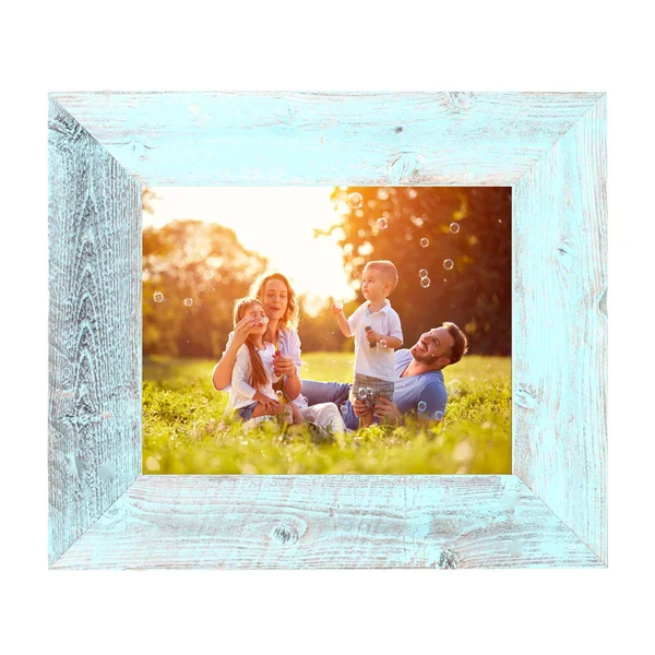 BarnwoodUSA, Farmhouse Picture Frame with 3 inch Wide Frame, 100% Reclaimed Wood (8x10, Robins Egg Blue), Size: 8 x 10