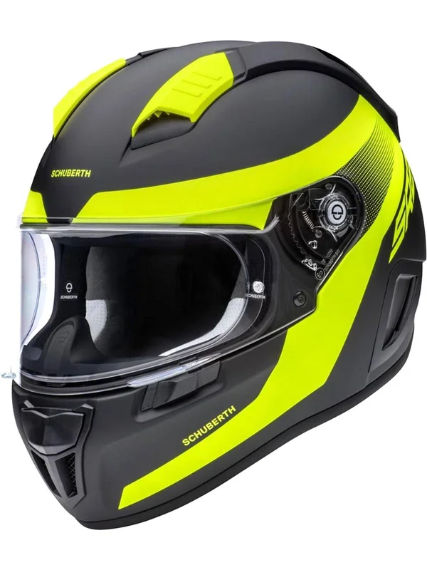Schuberth SR2 Resonance Helmet, Yellow, Size S