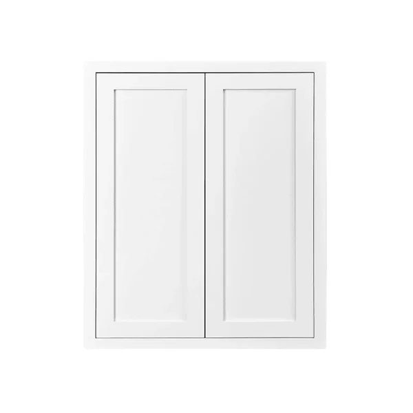 Maplevilles Cabinetry W273014 Inset 27 inch Wide x 30 inch Tall 2 Door Wall Cabinet - White