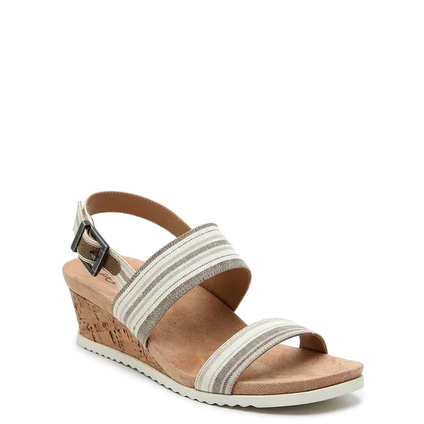 Women's Abella Sicilia Wedge Sandal - Taupe - Size 6