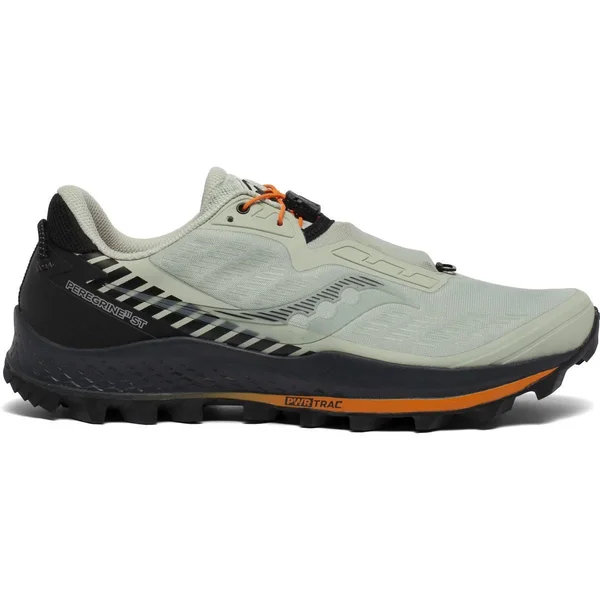 Saucony Men's Peregrine 11 St Shoe - 11.5 - Tide - Black