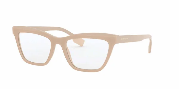 Burberry BE2309 Eyeglasses, 54-18-140, 3833 Top Peach on Beige