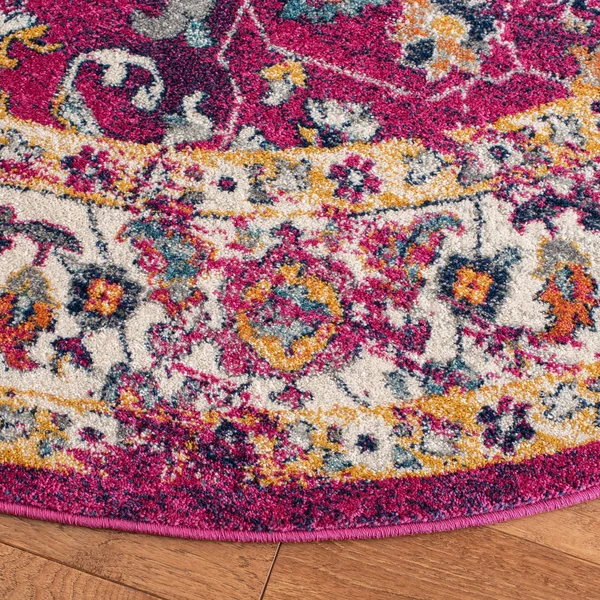 Safavieh Evoke EVK275R 6&7x22 x 9&0x22 Fuchsia, Ivory Area Rug