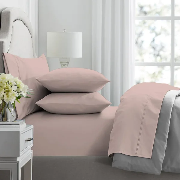 Member&s Mark 650TC Cal King Sheet Rose - Solid