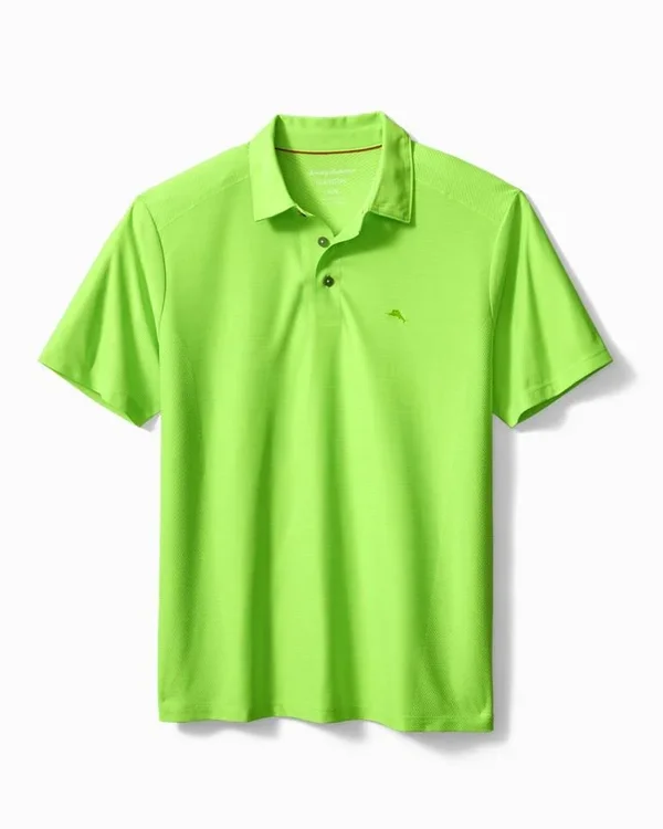 Tommy Bahama Men's Palm Coast IslandZone Polo - Electric Palm - Size S