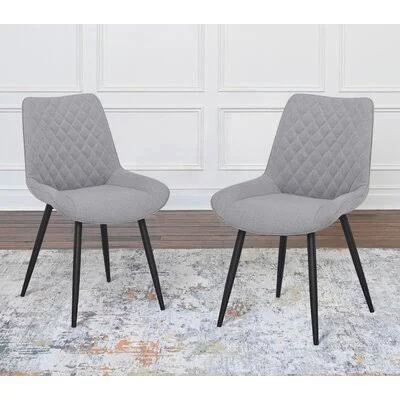 Newkirk Side Chair Industrial Lodge Home Upholstery Color: Light Gray