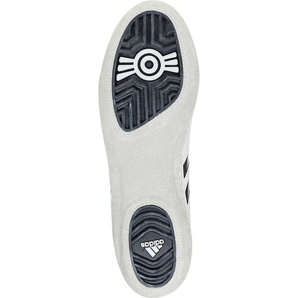 Adidas Combat Speed 5 Wrestling Shoes (White - Black)